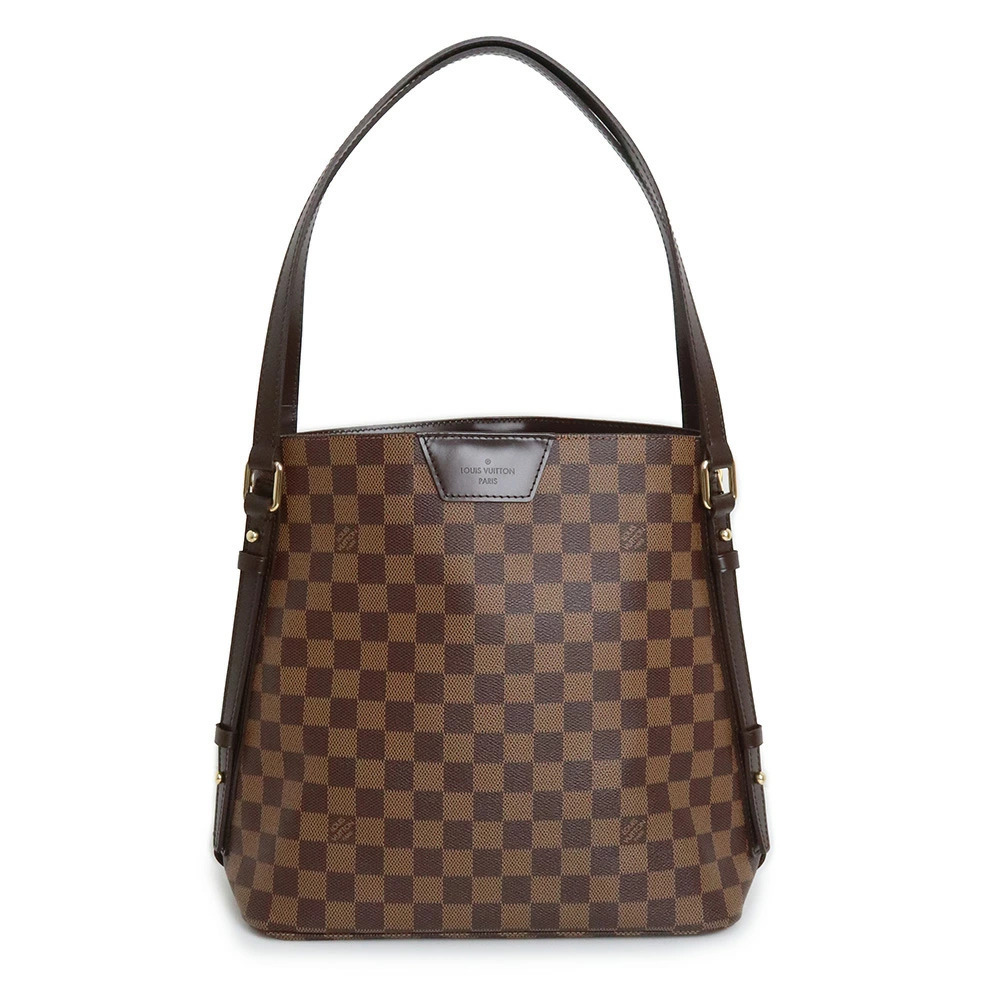 Louis Vuitton Cabas Rivington Shoulder Tote Bag Damier Brown